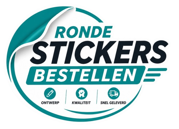 Ronde Stickers Bestellen - Ronde stickers online bestellen met eigen ontwerp